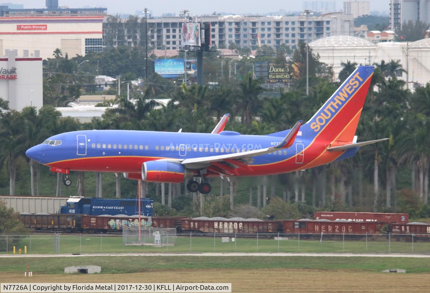 N7726A, 2006 Boeing 737-7BD C/N 33924, SWA 737-700