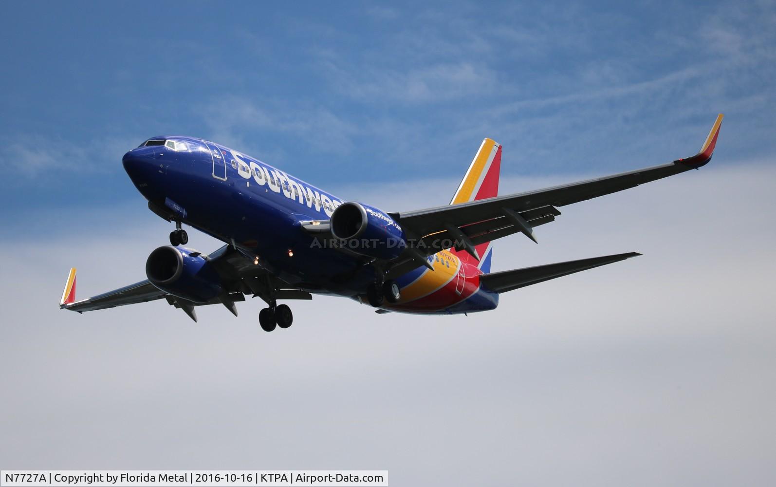 N7727A, 2006 Boeing 737-76N C/N 32673, WN 737-700