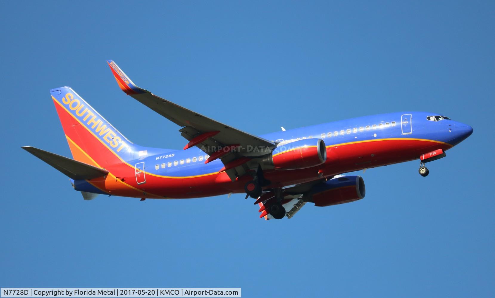N7728D, 2006 Boeing 737-7BD C/N 33925, SWA 737-700