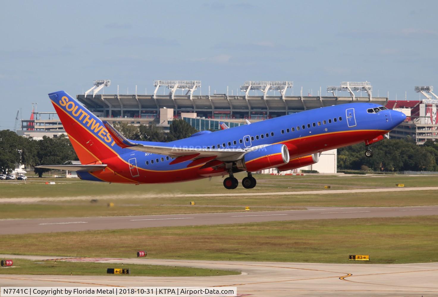 N7741C, 2007 Boeing 737-7BD C/N 35788, SWA 737-700