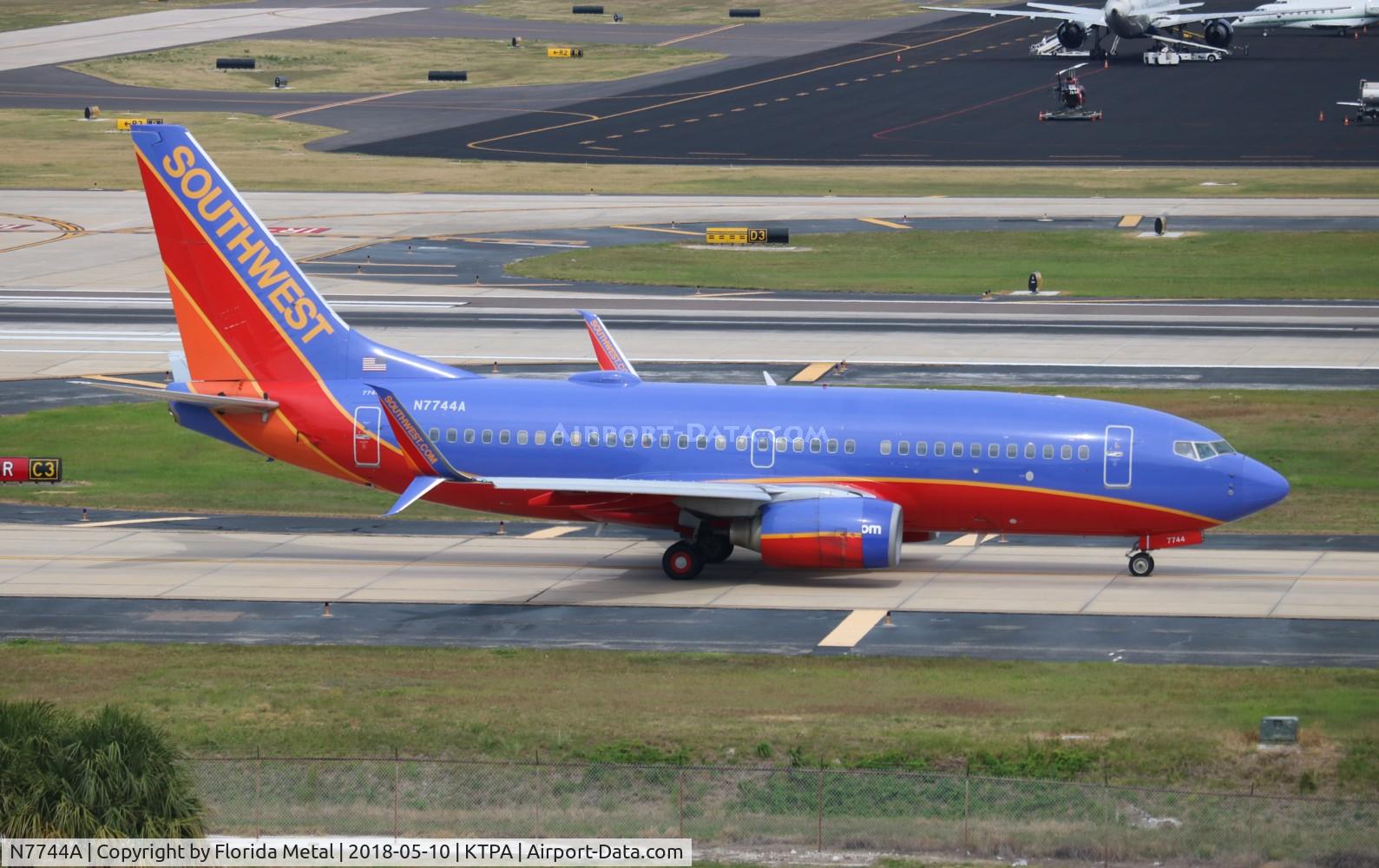 N7744A, 2007 Boeing 737-7BD C/N 33931, SWA 737-700
