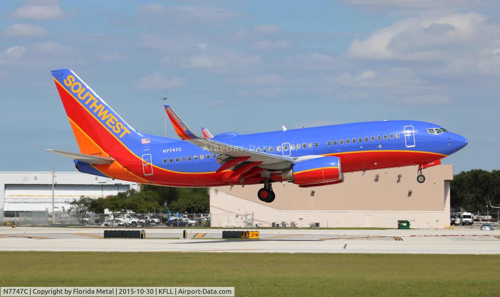 N7747C, 2007 Boeing 737-7BD C/N 36091, SWA 737-700
