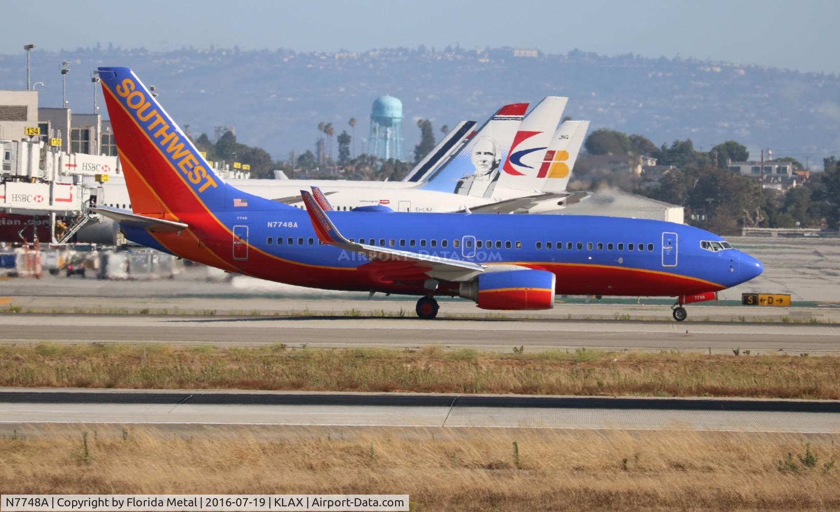N7748A, 2007 Boeing 737-7BD C/N 36399, SWA 737-700