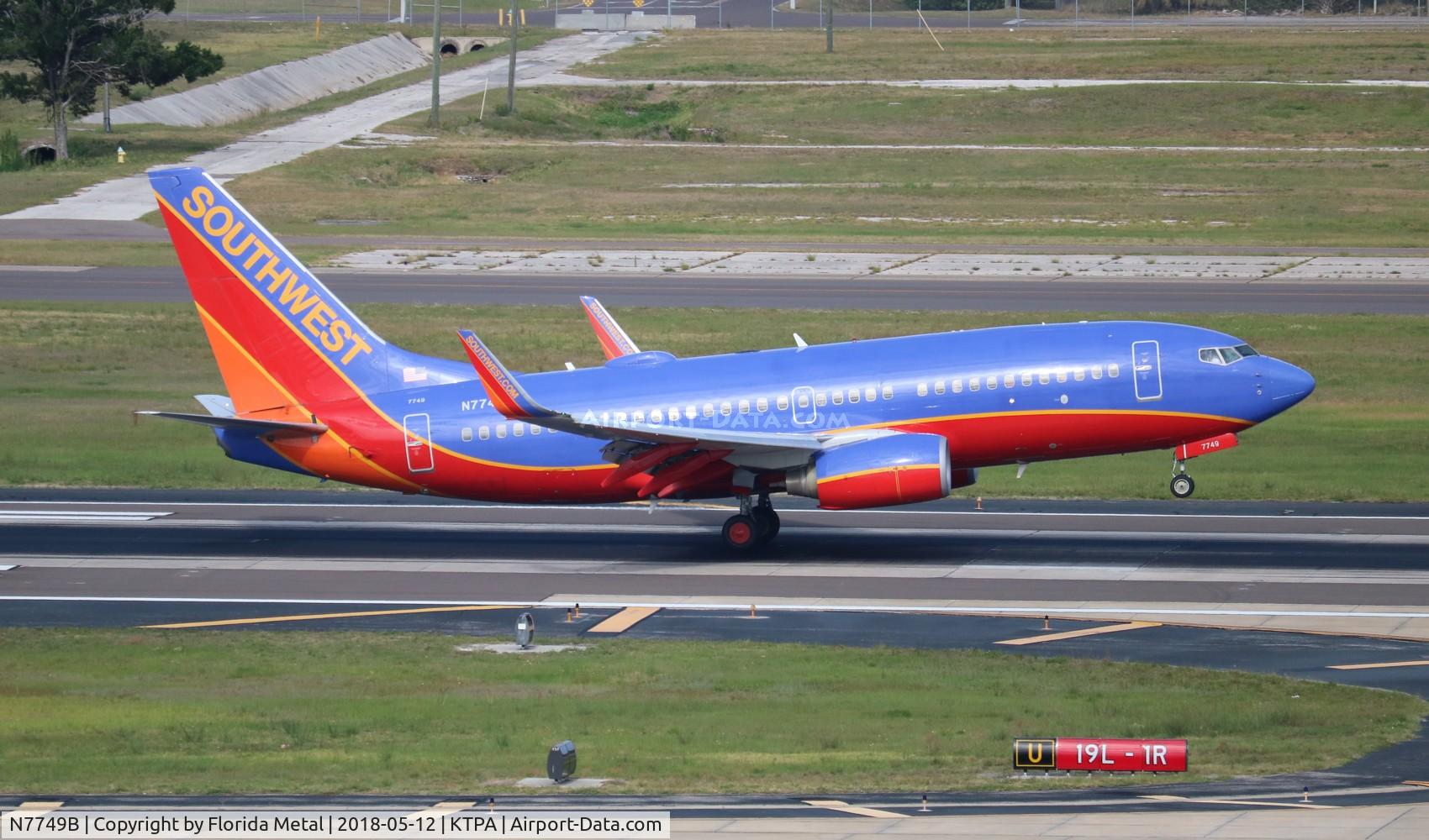 N7749B, Boeing 737-7BD C/N 36724, SWA 737-700