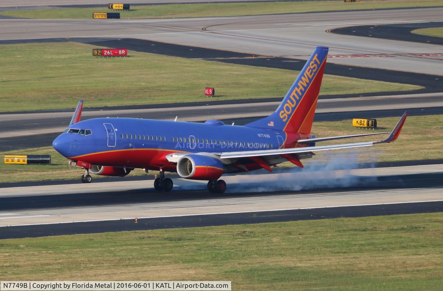 N7749B, Boeing 737-7BD C/N 36724, SWA 737-700