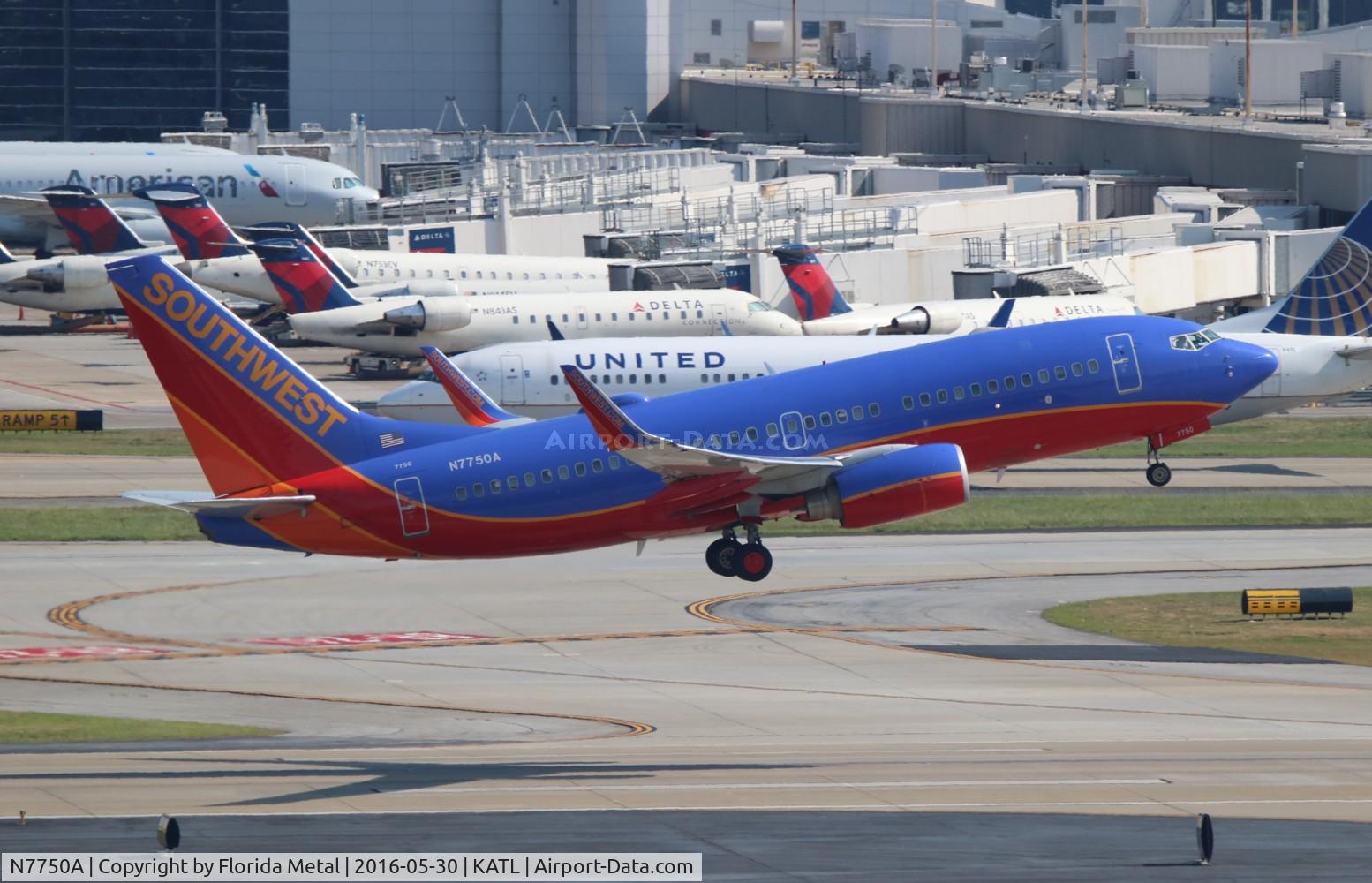 N7750A, 2008 Boeing 737-7BD C/N 36716, SWA 737-700