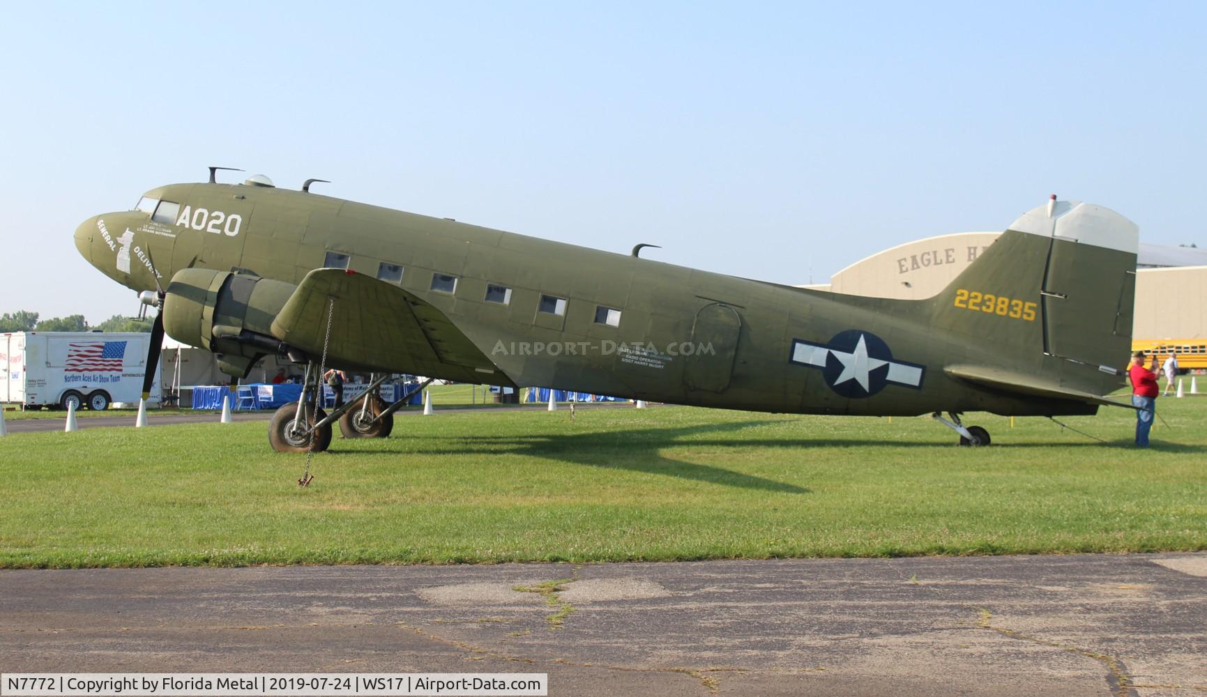 N7772, 1943 Douglas C-49K (DC-3-455) C/N 6338, C-49K