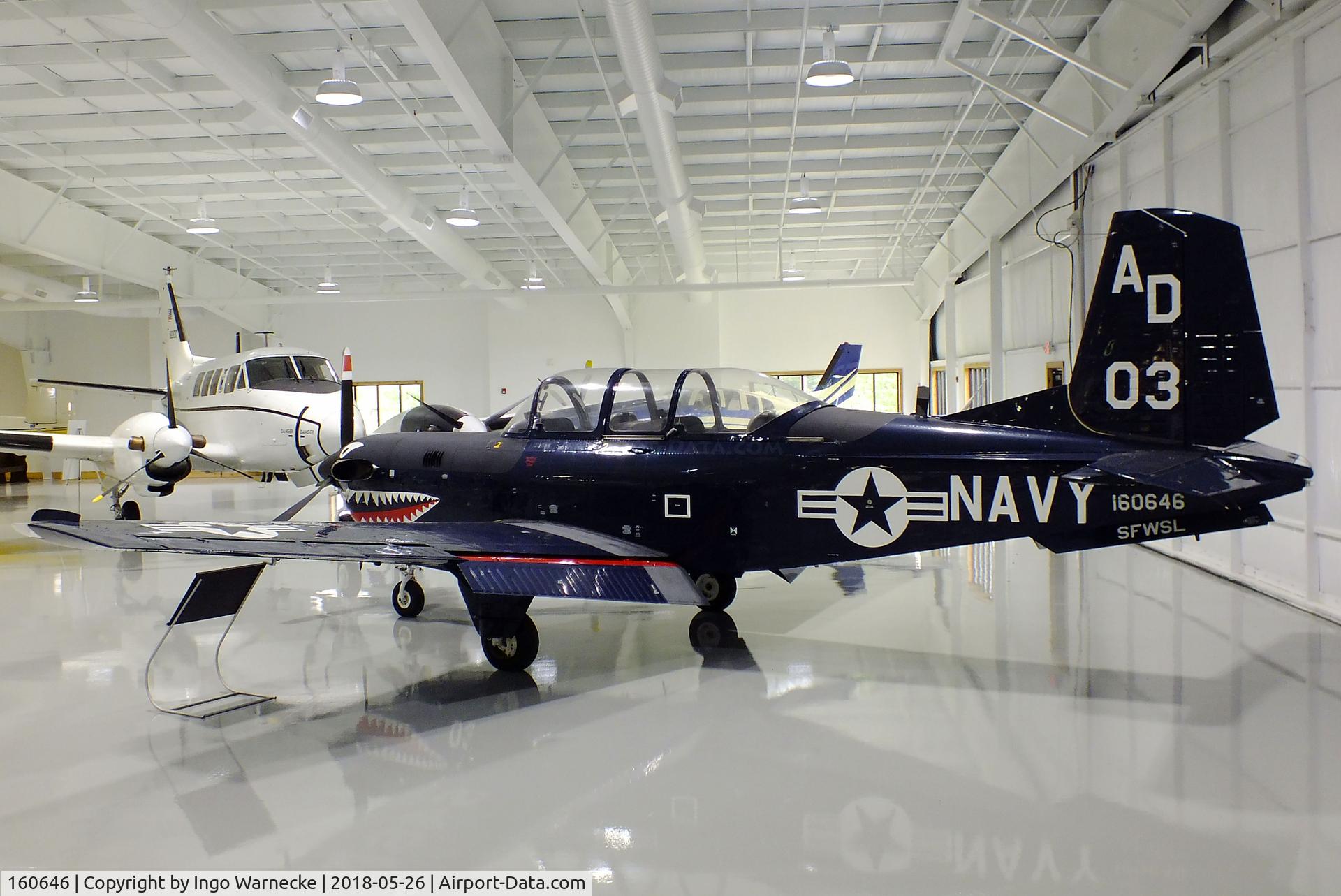 160646, Beech T-34C Turbo Mentor C/N GL-111, Beechcraft T-34C Turbo Mentor at the Beechcraft Heritage Museum, Tullahoma TN