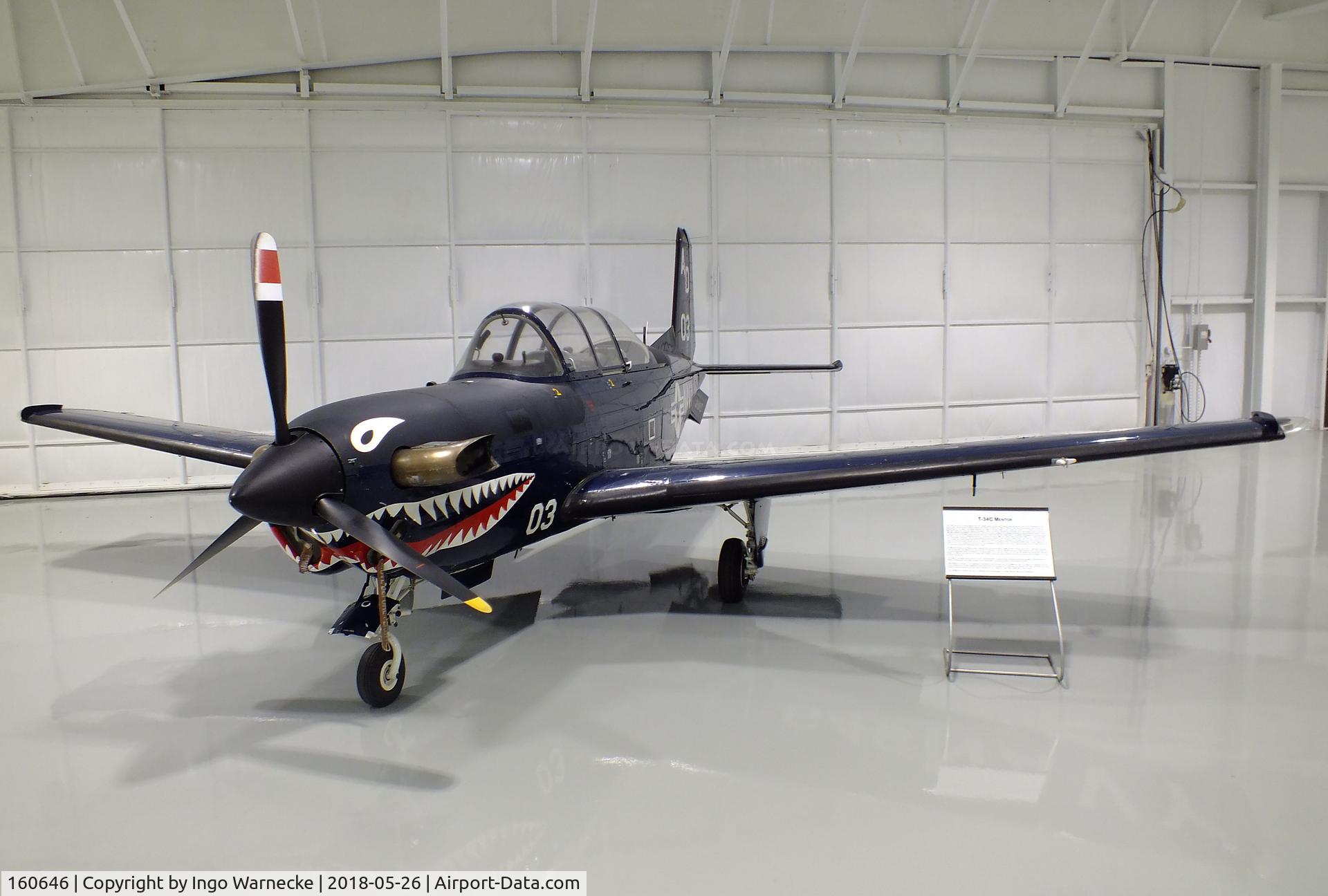 160646, Beech T-34C Turbo Mentor C/N GL-111, Beechcraft T-34C Turbo Mentor at the Beechcraft Heritage Museum, Tullahoma TN