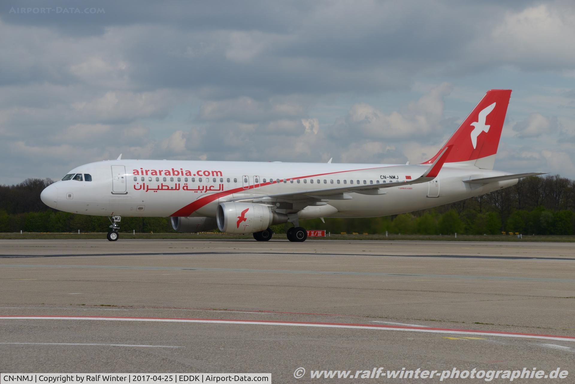 CN-NMJ, 2015 Airbus A320-214 C/N 6896, Airbus A320-214(W) - 3O MAC Air Arabia Maroc - 6896 - CN-NMJ - 25.04.2017 - CGN