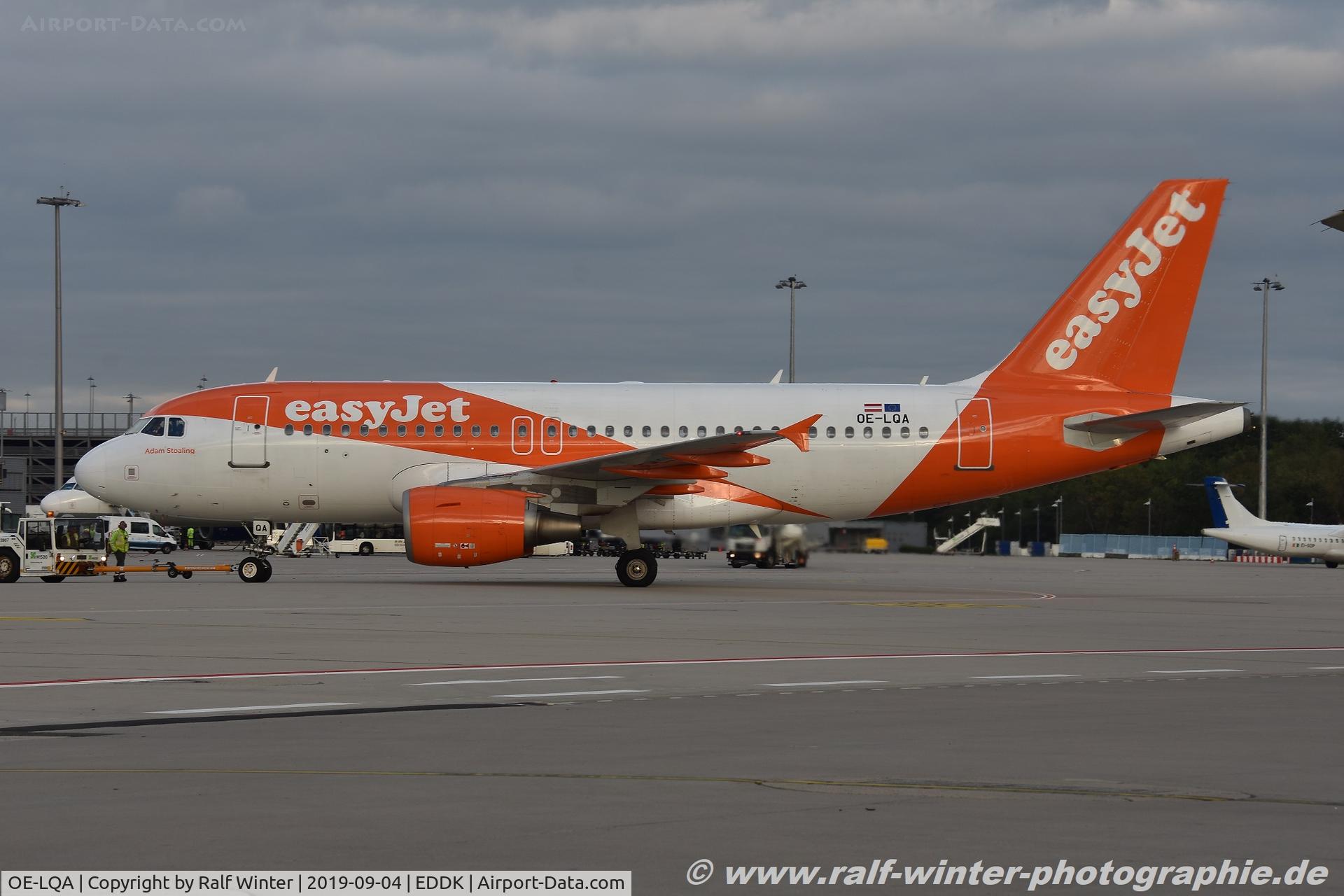 OE-LQA, 2009 Airbus A319-111 C/N 3799, Airbus A319-111 - EC EJU easyJet Europe - 3799 - OE-LQA - 04.09.2019 - CGN