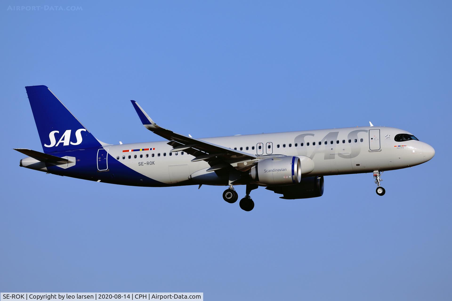SE-ROK, 2019 Airbus A320-251N C/N 9451, Copenhagen 14.8.2020