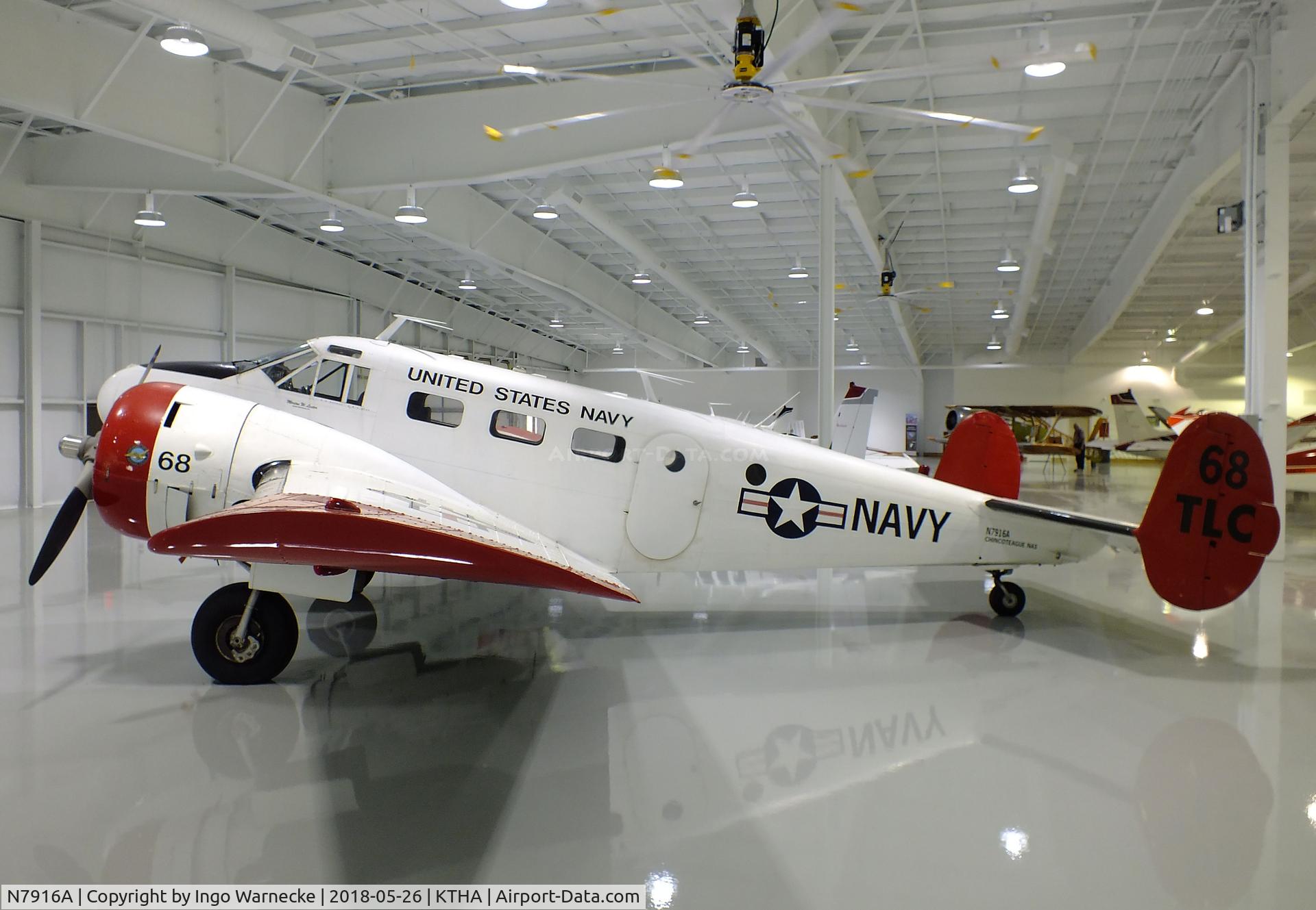 N7916A, 1952 Beech C-45H Expeditor C/N AF-824, Beechcraft C-45H Expeditor at the Beechcraft Heritage Museum, Tullahoma TN