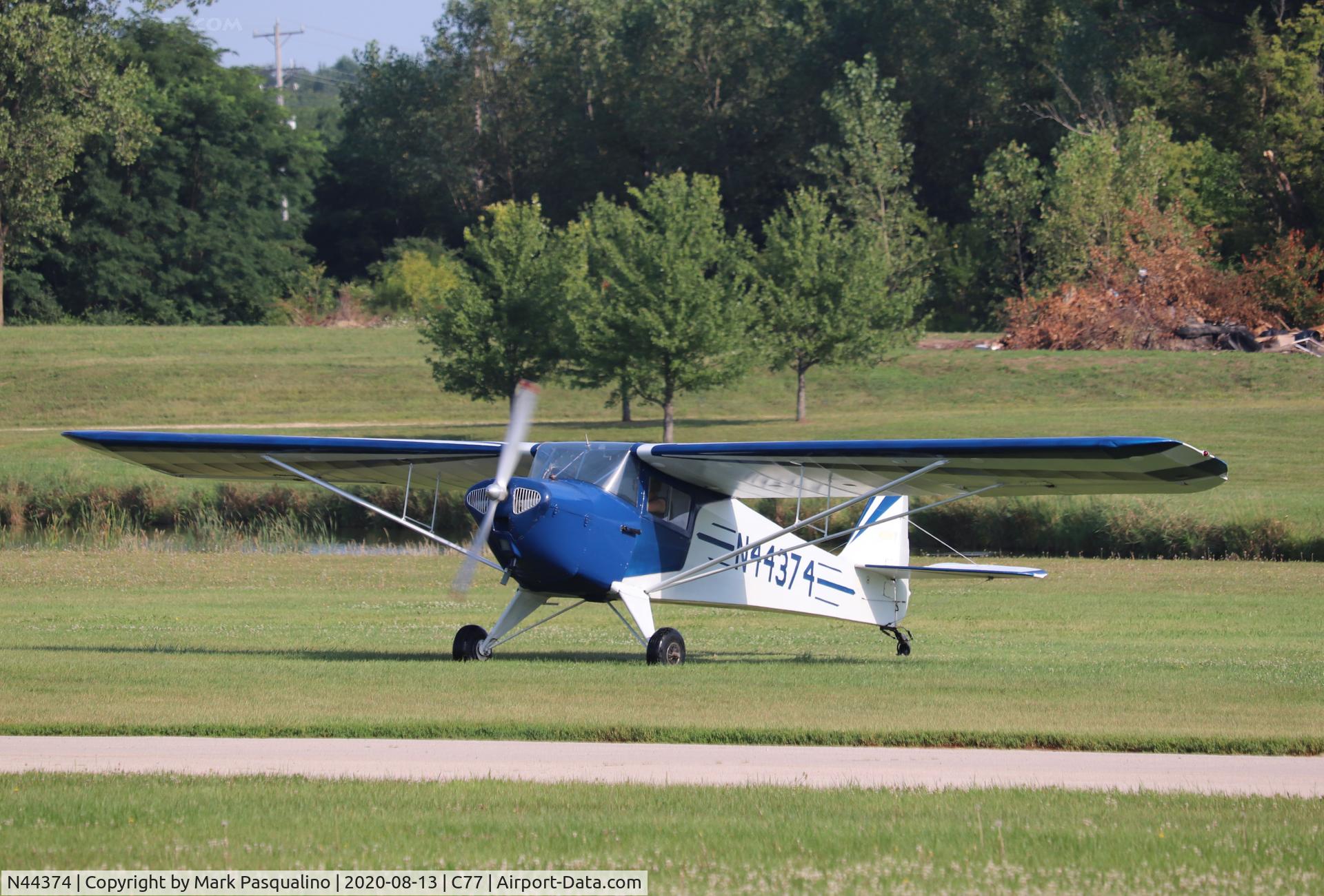 N44374, 1946 Taylorcraft BC12-D1 C/N 10174, Taylorcraft BC12-D1