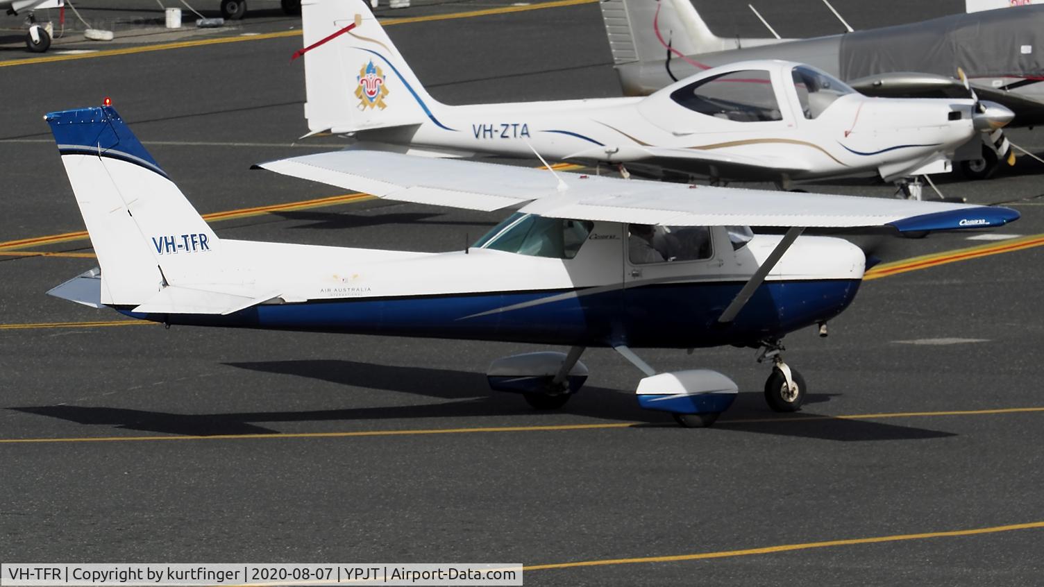 VH-TFR, 1977 Cessna 152 C/N 15281207, Cessna 152 sn 15281207. Air Australia Int VH-TFR YPJT 070820