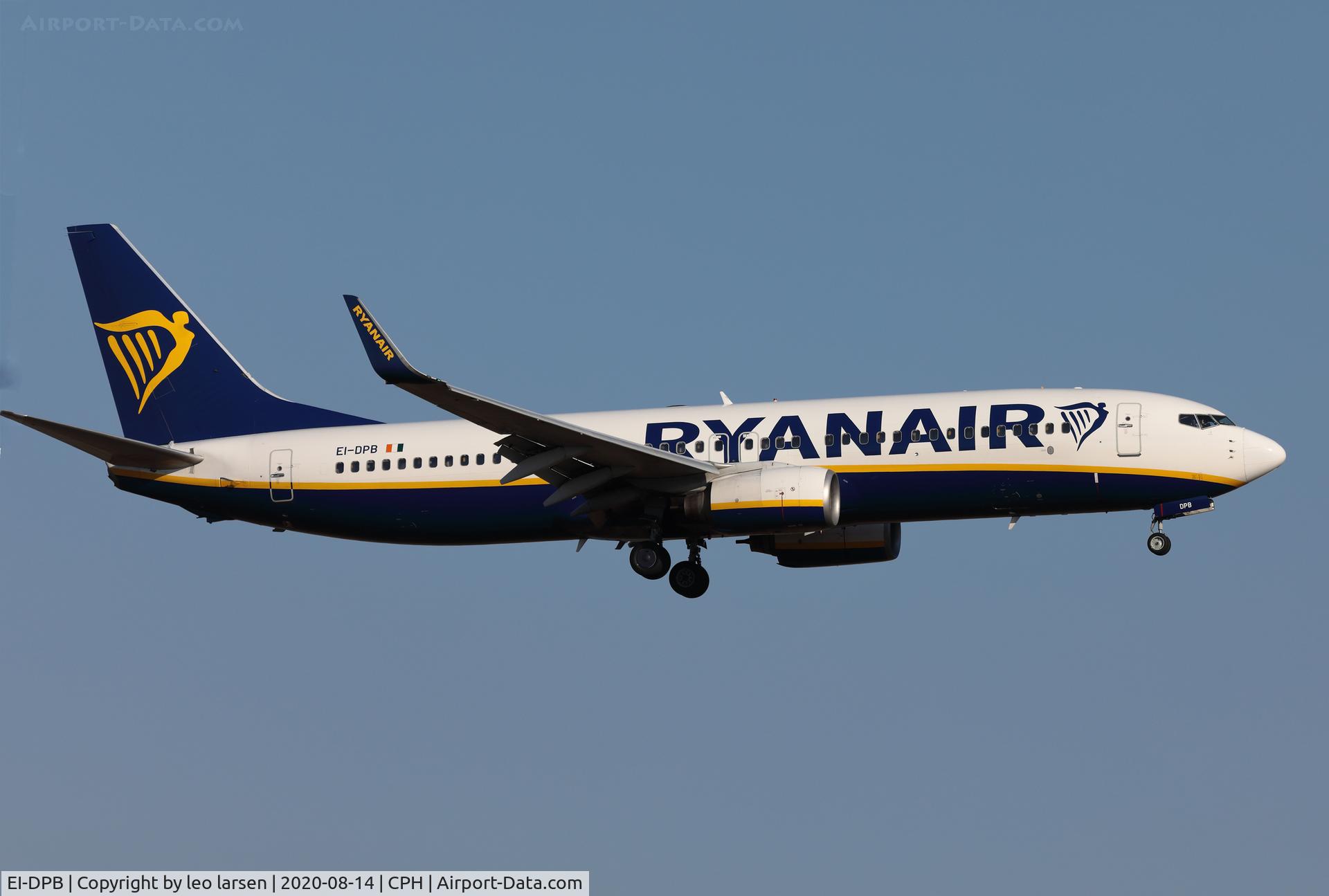 EI-DPB, 2006 Boeing 737-8AS C/N 33603, Copenhagen 14.8.2020