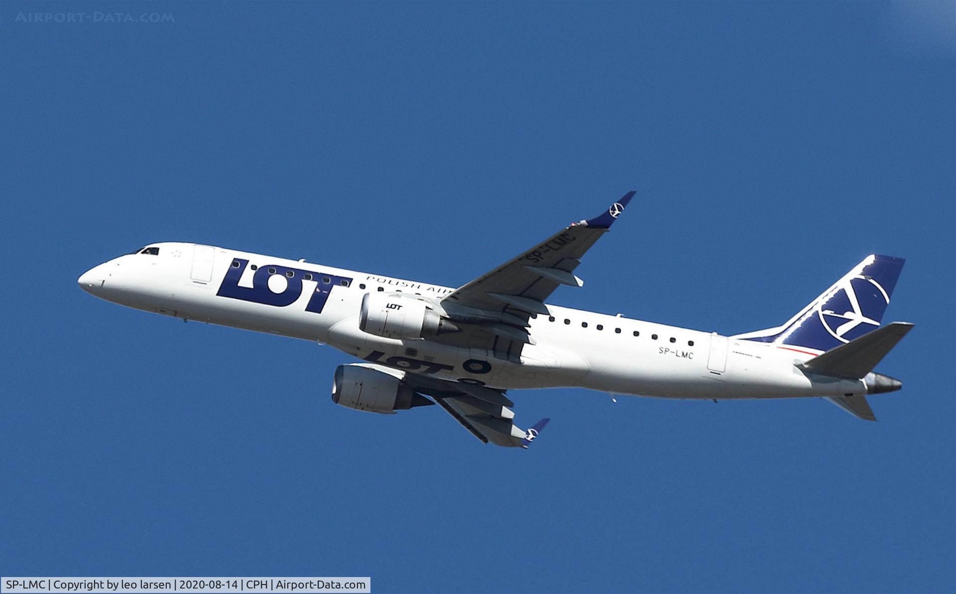 SP-LMC, 2018 Embraer 190LR (ERJ-190-100LR) C/N 19000763, Copenhagen 14.8.2020