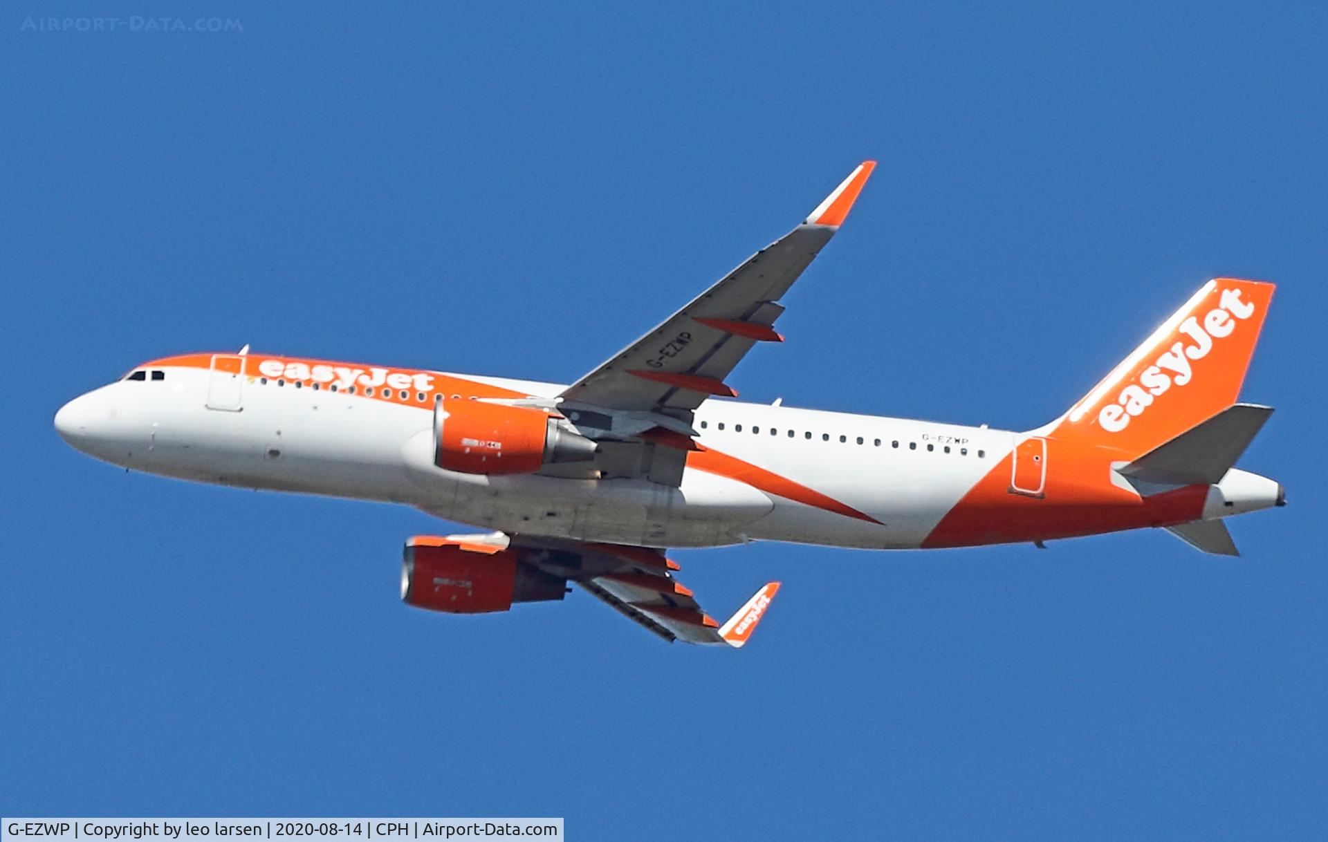 G-EZWP, 2013 Airbus A320-214 C/N 5927, Copenhagen 14.8.2020