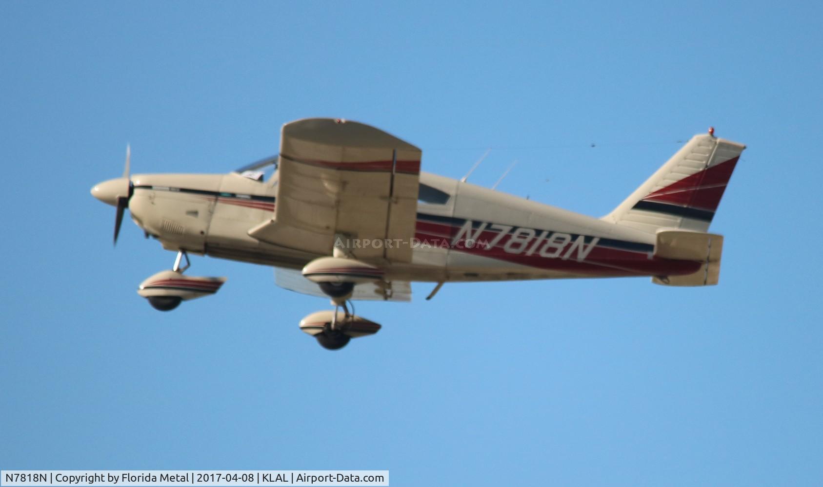 N7818N, 1968 Piper PA-28-180 Cherokee C/N 28-5270, PA-28-180