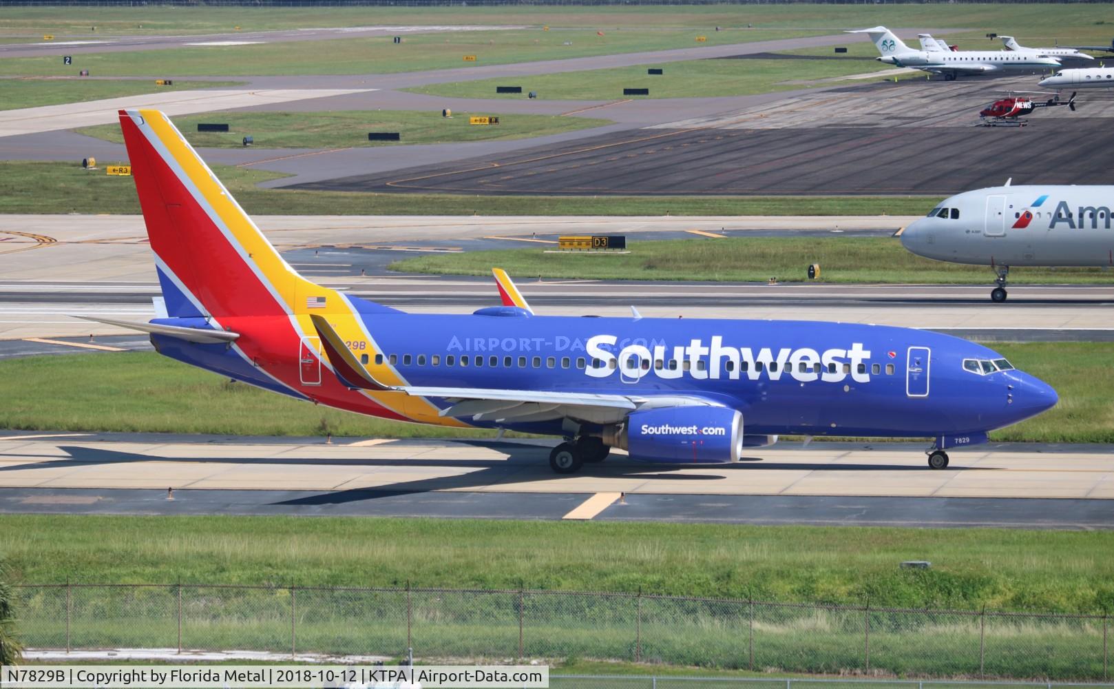 N7829B, 2003 Boeing 737-7CT C/N 32751, WN 737-700