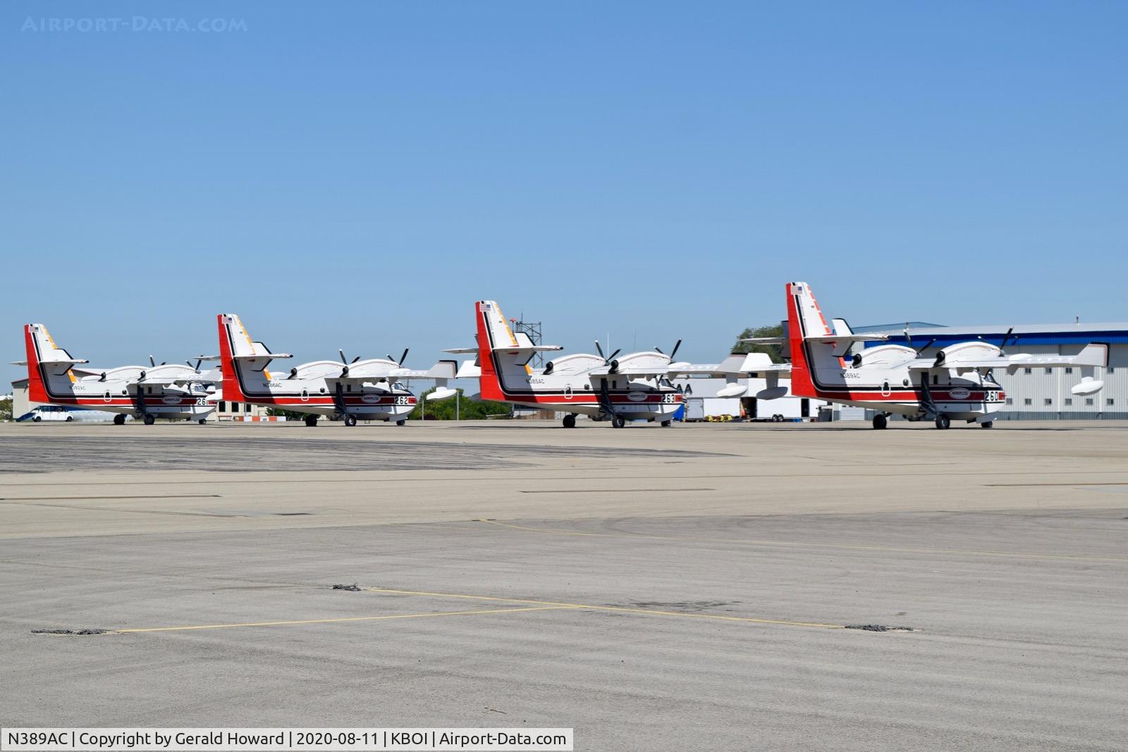 N389AC, 2013 Bombardier CL-415 (CL-215-6B11) C/N 2089, Bombardier LC-215-6B11 water tankers from Aeroflite Inc., Spokane, WA.