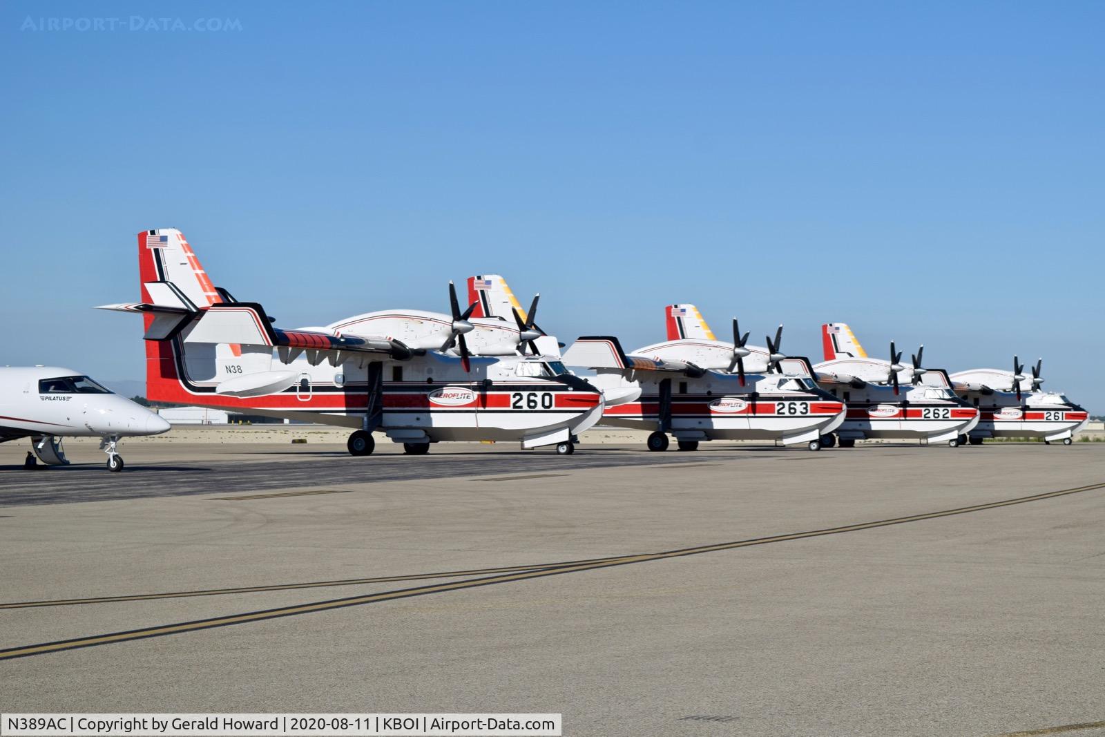 N389AC, 2013 Bombardier CL-415 (CL-215-6B11) C/N 2089, Bombardier LC-215-6B11 water tankers from Aeroflite Inc., Spokane, WA.