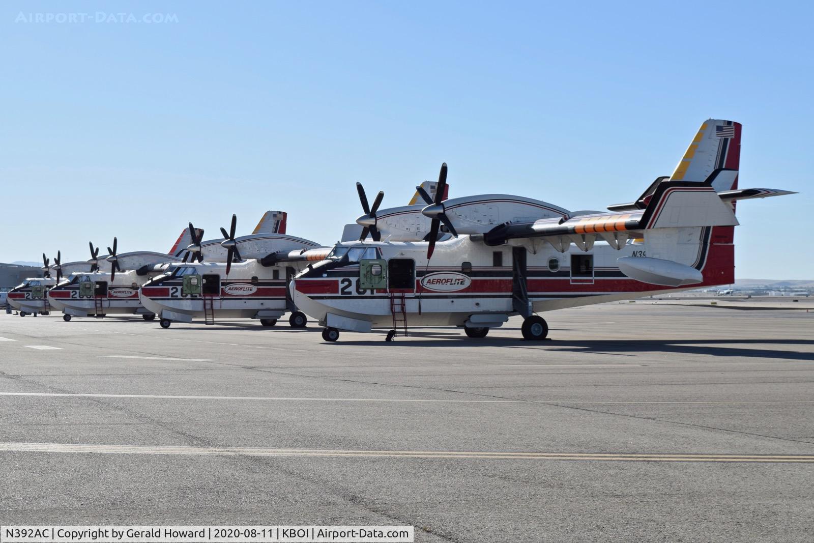 N392AC, 2014 Bombardier CL-215-6BN (CL-415) C/N 2092, Bombardier LC-215-6B11 water tankers from Aeroflite Inc., Spokane, WA.