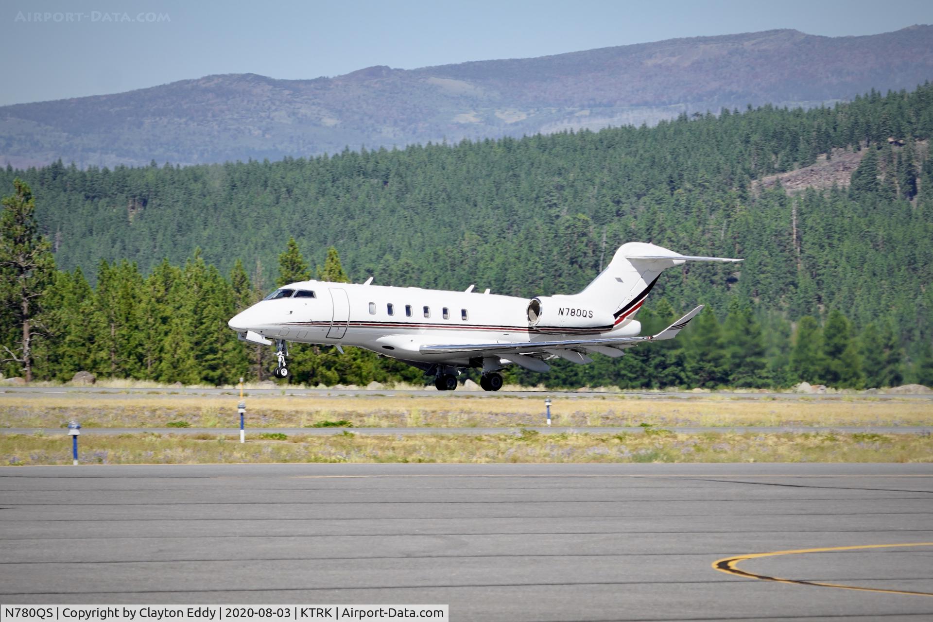 N780QS, 2015 Bombardier Challenger 350 (BD-100-1A10) C/N 20568, Truckee airport California 2020.