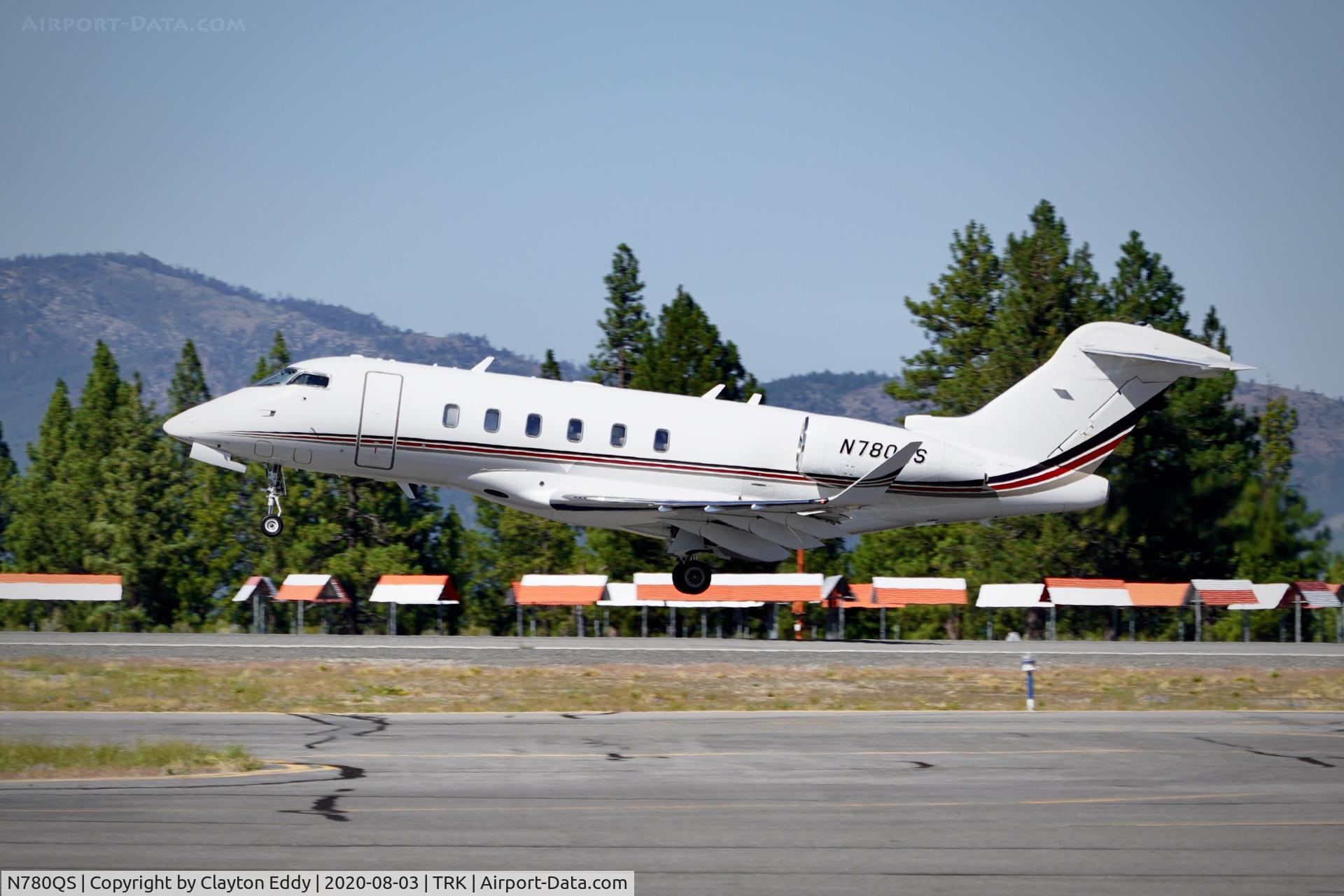 N780QS, 2015 Bombardier Challenger 350 (BD-100-1A10) C/N 20568, Truckee airport California 2020.