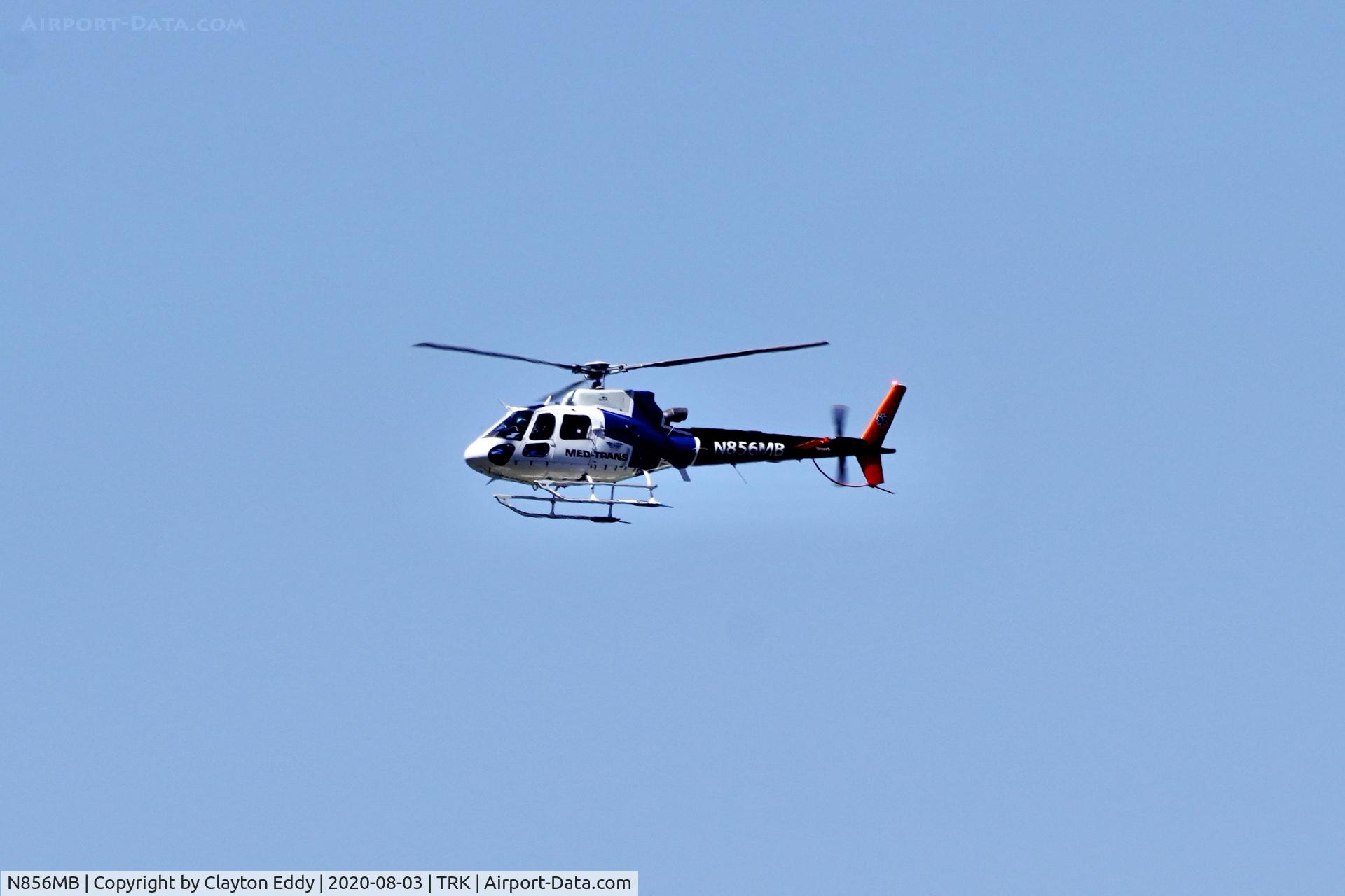 N856MB, 2013 Eurocopter AS-350B-3 Ecureuil Ecureuil C/N 7611, Truckee airport California 2020.
