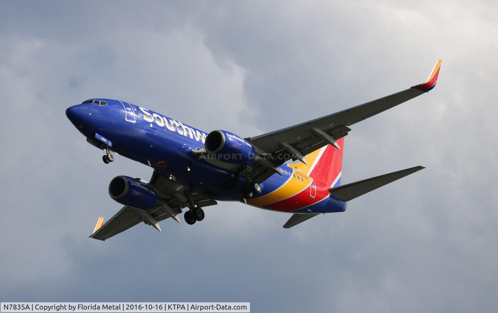 N7835A, 2005 Boeing 737-752 C/N 34294, WN 737-700