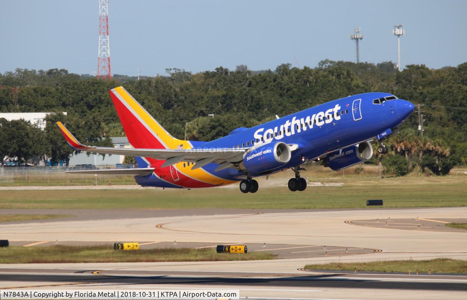 N7843A, 2006 Boeing 737-752 C/N 35786, WN 737-700