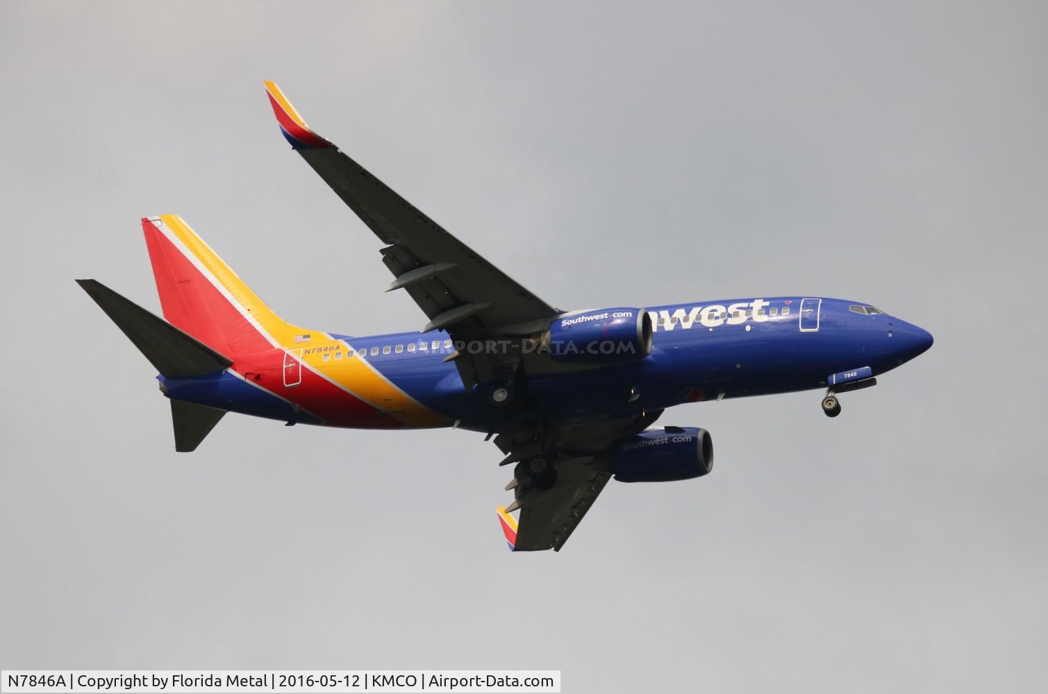 N7846A, 2007 Boeing 737-76N C/N 35218/2342, WN 737-700