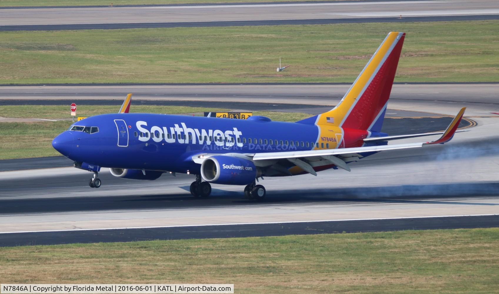 N7846A, 2007 Boeing 737-76N C/N 35218/2342, WN 737-700