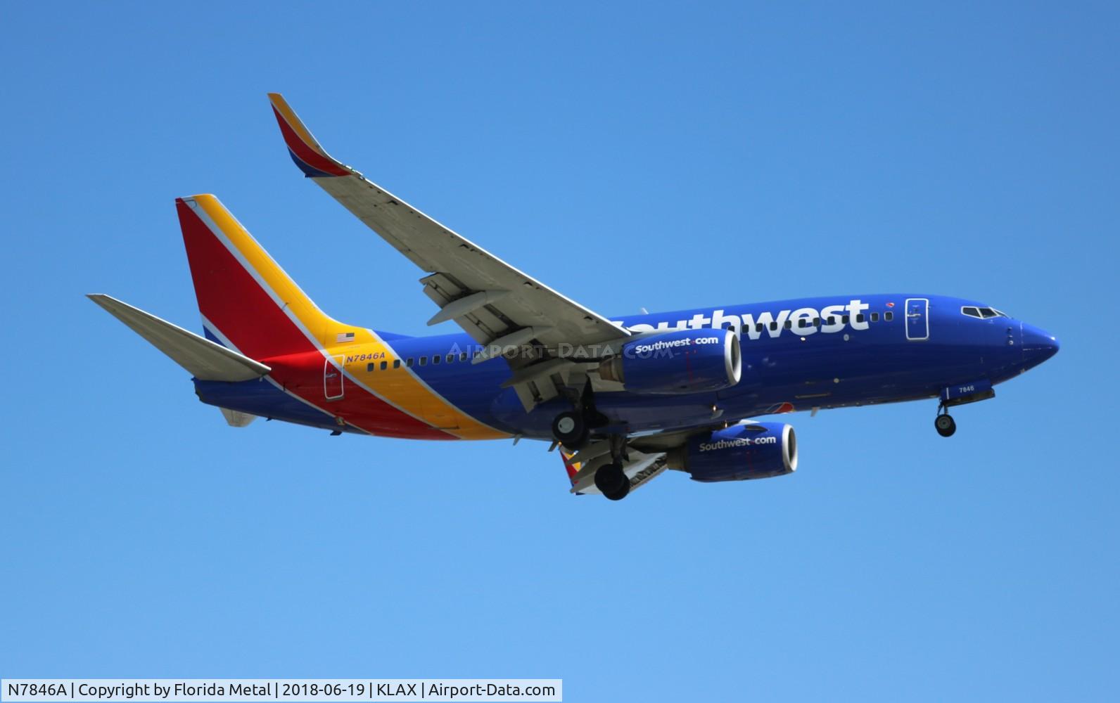 N7846A, 2007 Boeing 737-76N C/N 35218/2342, WN 737-700
