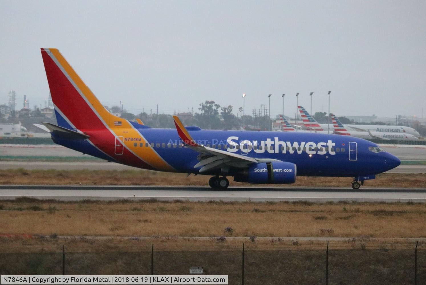 N7846A, 2007 Boeing 737-76N C/N 35218/2342, WN 737-700