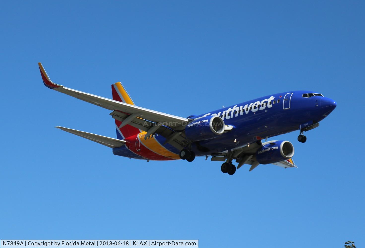 N7849A, 2006 Boeing 737-71B C/N 29367, WN 737-700