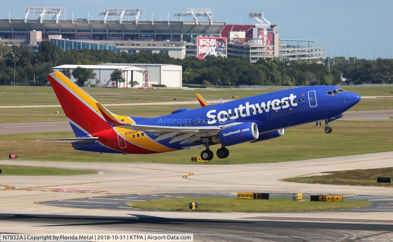 N7852A, 2006 Boeing 737-71B C/N 29371, WN 737-700