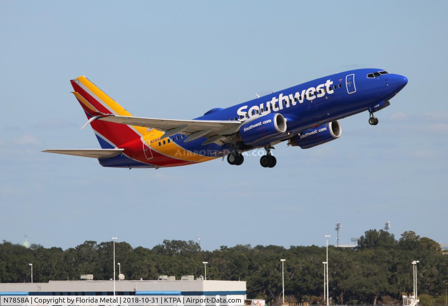 N7858A, 2005 Boeing 737-79P C/N 29361, WN 737-700