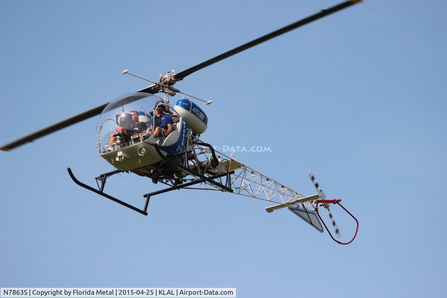 N7863S, Bell 47G-3B-1 Sioux C/N 6630, Bell 47