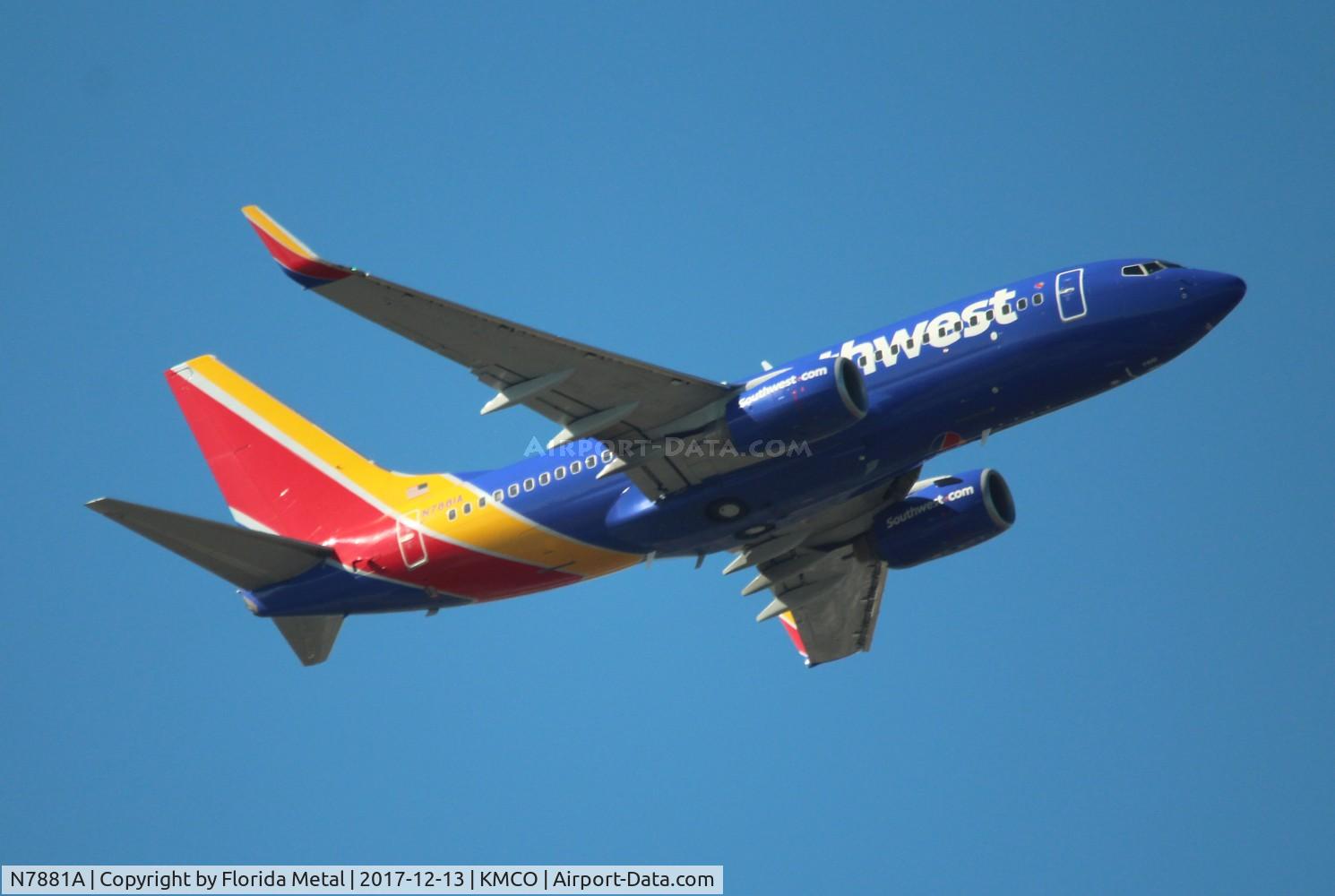 N7881A, 2008 Boeing 737-7CT C/N 35084, WN 737-700
