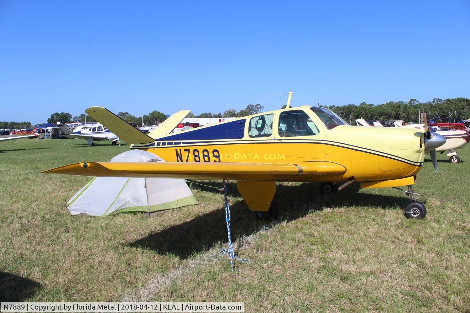 N7889, 1949 Beech A35 Bonanza C/N D-2089, Bonanza 35
