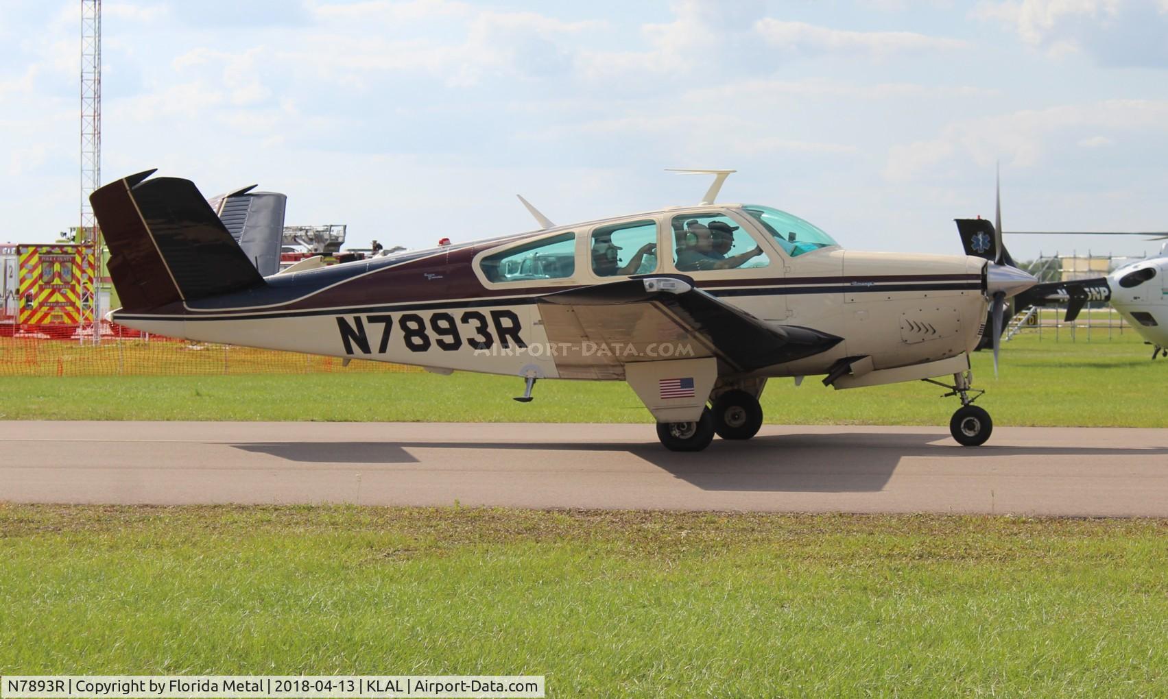N7893R, 1969 Beech V35A Bonanza C/N D-8945, Bonanza 35