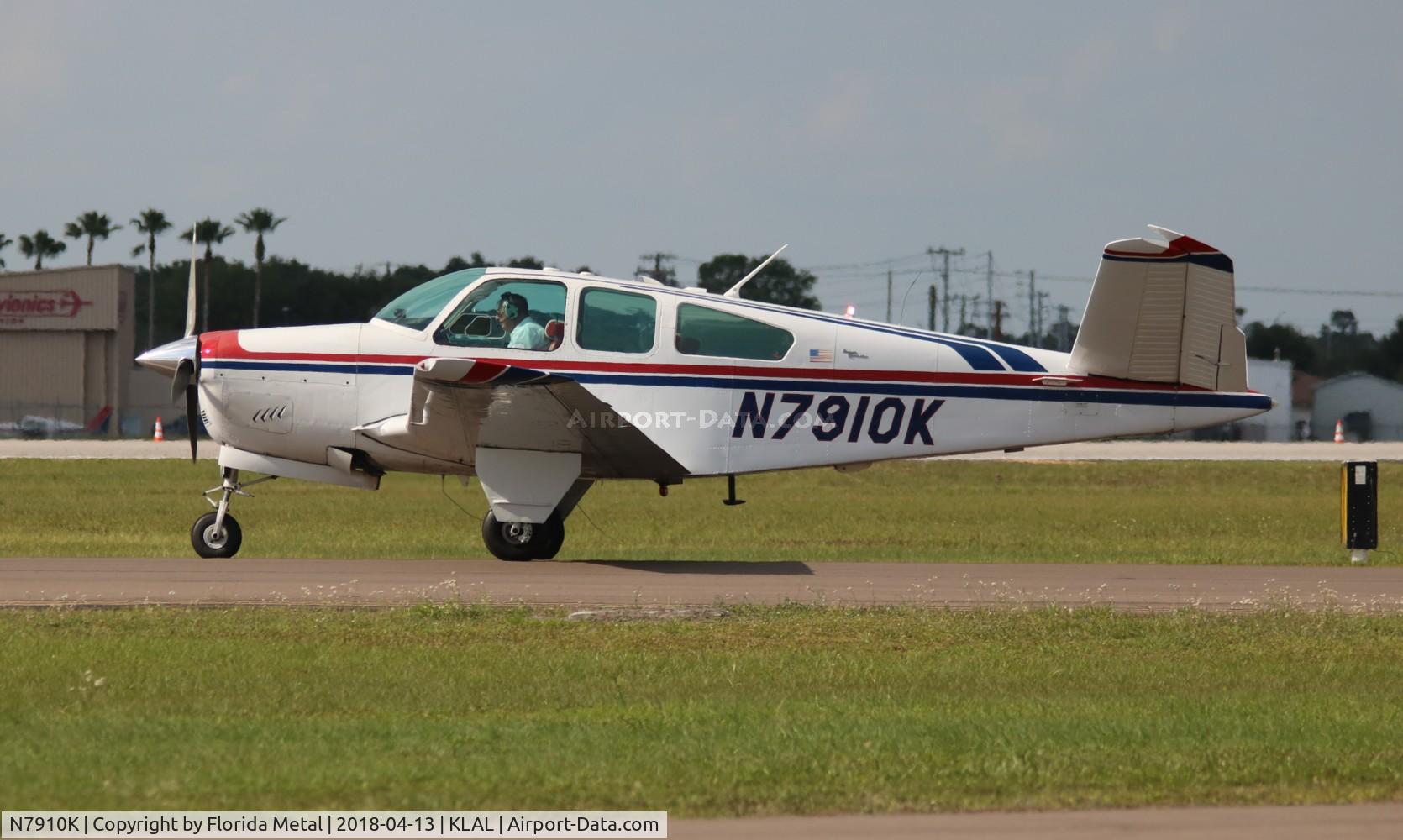 N7910K, 1964 Beech S35 Bonanza C/N D-7405, Bonanza 35