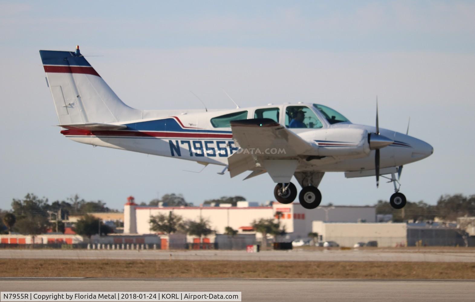 N7955R, 1969 Beech 95-B55 (T42A) Baron C/N TC-1234, Baron 55