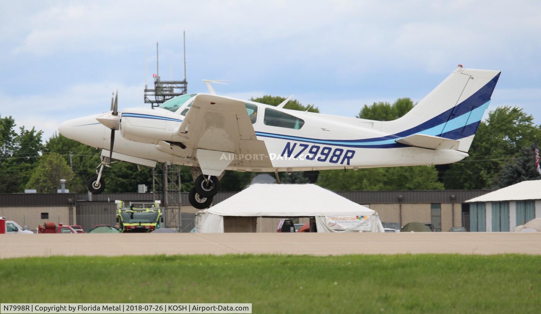 N7998R, 1969 Beech 95-B55 (T42A) Baron C/N TC-1241, Baron 55