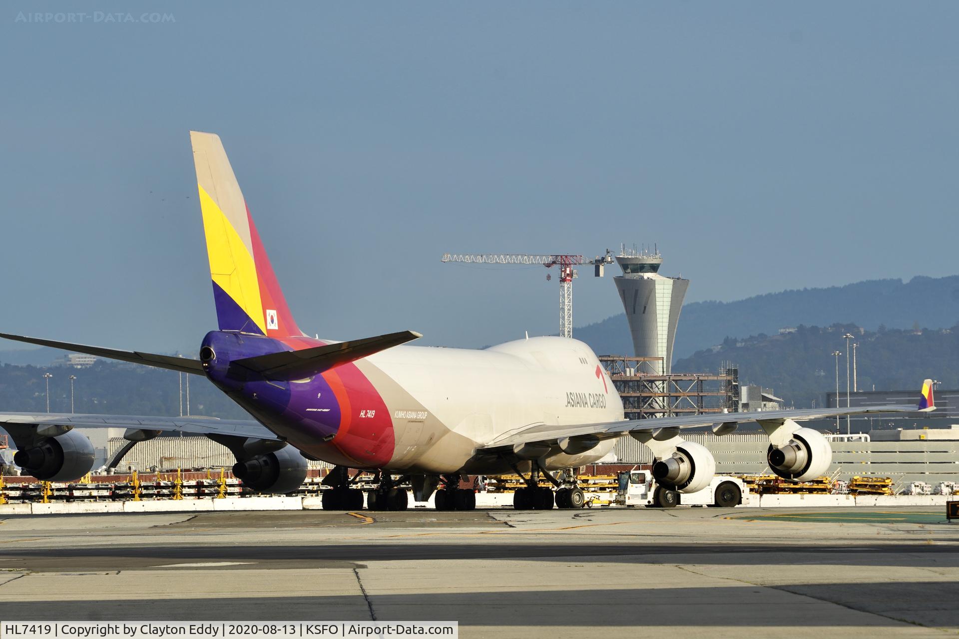 HL7419, 1994 Boeing 747-48EF (SCD) C/N 25781, SFO 2020.