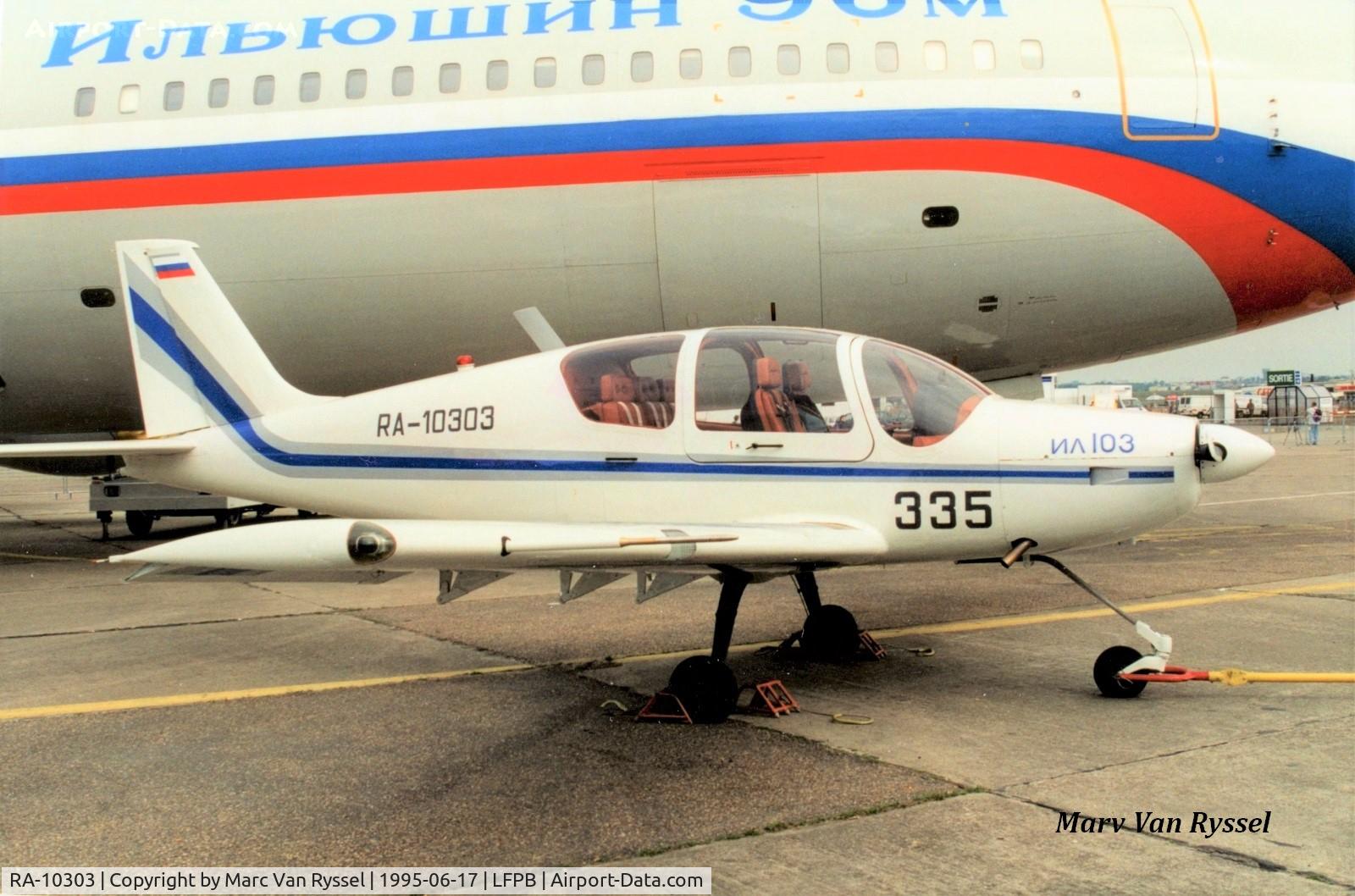 RA-10303, Ilyushin Il-103 C/N 104, Paris- Le Bourget airshow 1995.