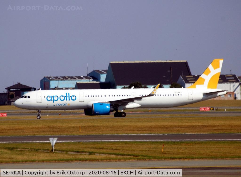 SE-RKA, 2017 Airbus A321-251N C/N 7746, SE-RKA landed rw 22L