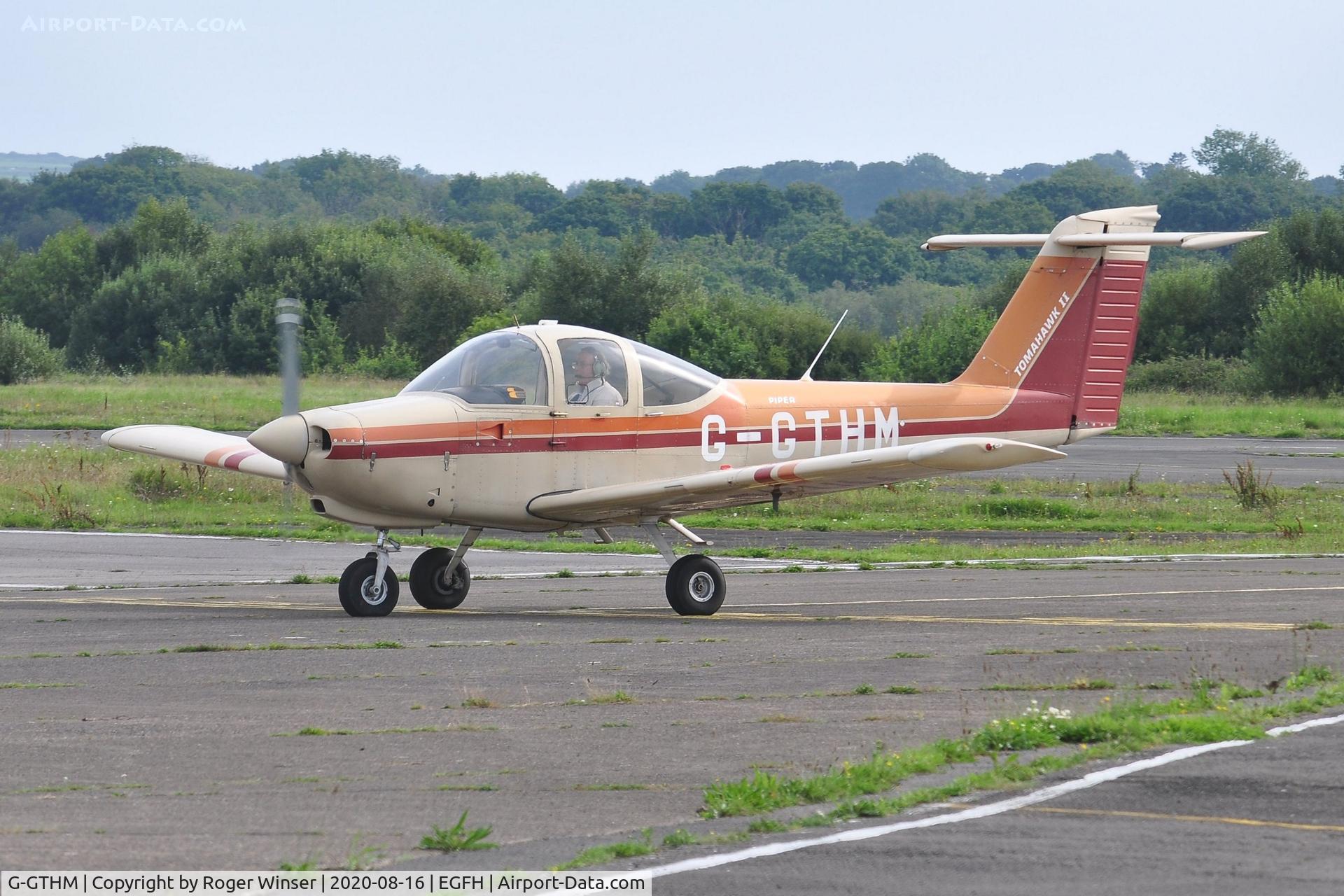 G-GTHM, 1981 Piper PA-38-112 Tomahawk Tomahawk C/N 38-81A0171, Resident Tomahawk.